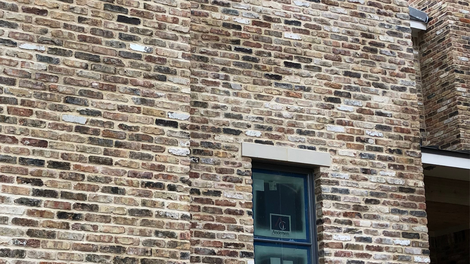 Close-up of brick texture showing fired-clay detail and masonry material strength